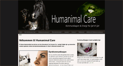 Desktop Screenshot of humanimalcare.no
