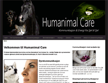Tablet Screenshot of humanimalcare.no